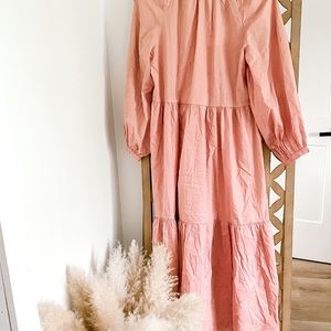 Mango Long sleeve dress